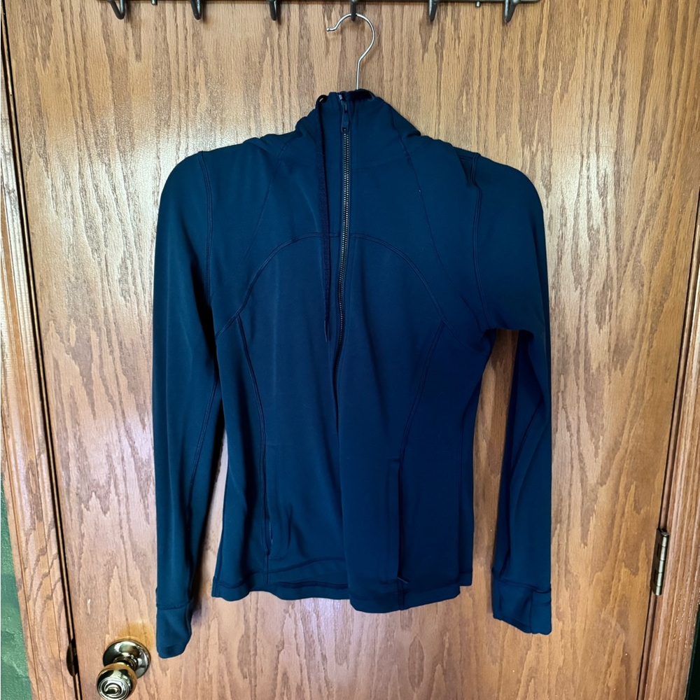 Lululemon Athletica Hooded Define Full Zip Up Nulu Jacket - Desert Teal